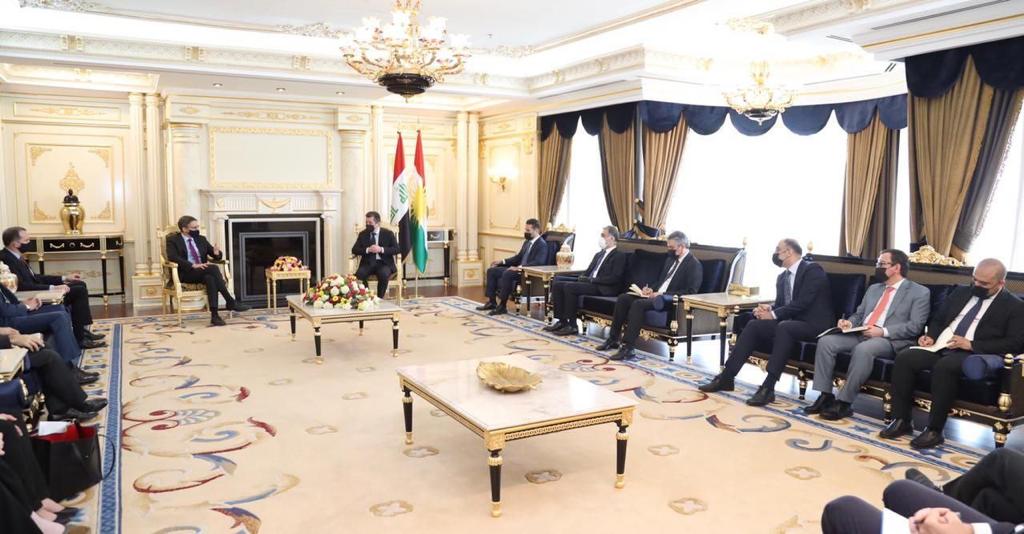 جانب من اجتماع اليوم - صورة: KRG
